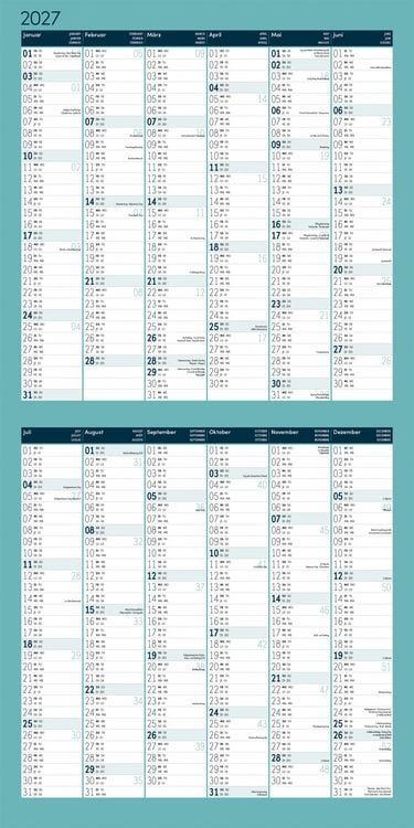 Produktbild: Vintage Voyage Kalender 2027 - 30x30 - Art12
