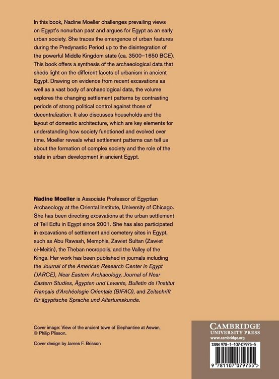 Produktbild: The Archaeology of Urbanism in Ancient Egypt