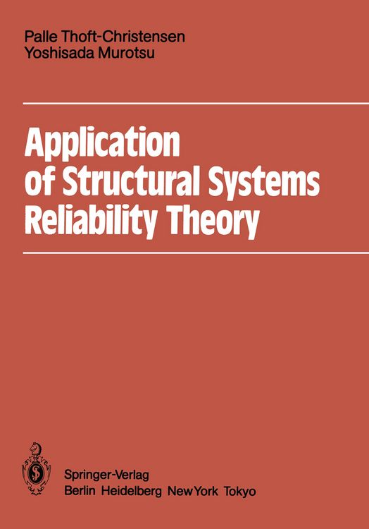 Produktbild: Application of Structural Systems Reliability Theory