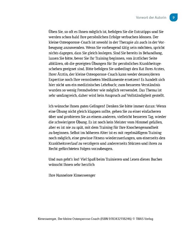 Produktbild: Der kleine Osteoporose-Coach