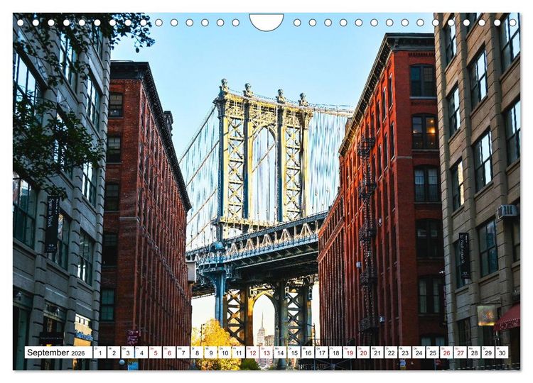 Produktbild: Wundervolles New York (Wandkalender 2026 DIN A4 quer), CALVENDO Monatskalender