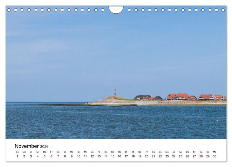 Produktbild: Ostfriesland - Ein Jahr in Bildern (Wandkalender 2026 DIN A4 quer), CALVENDO Monatskalender