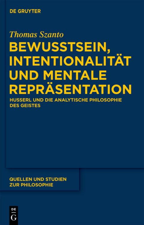 Produktbild: Bewusstsein, Intentionalit&auml;t und mentale Repr&auml;sentation