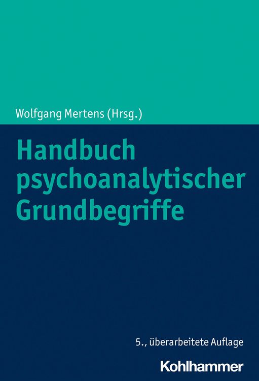 Produktbild: Handbuch psychoanalytischer Grundbegriffe