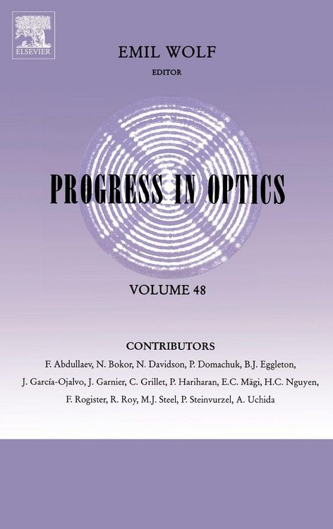 Produktbild: Progress in Optics