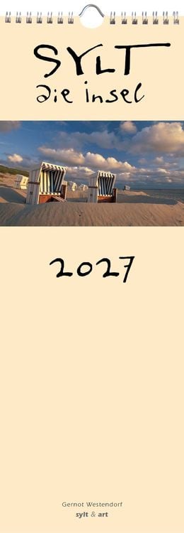 Produktbild: Sylt-die Insel 2027 Streifenkalender