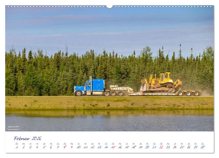 Produktbild: US Cars & Trucks in Alaska (Wandkalender 2026 DIN A2 quer), CALVENDO Monatskalender