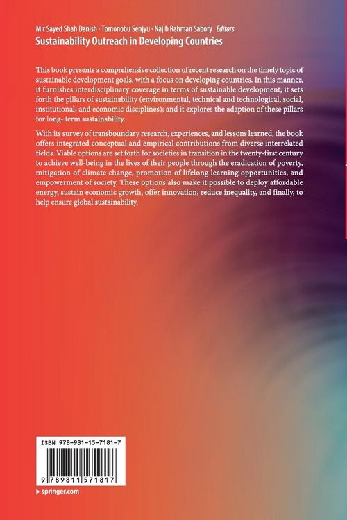 Produktbild: Sustainability Outreach in Developing Countries