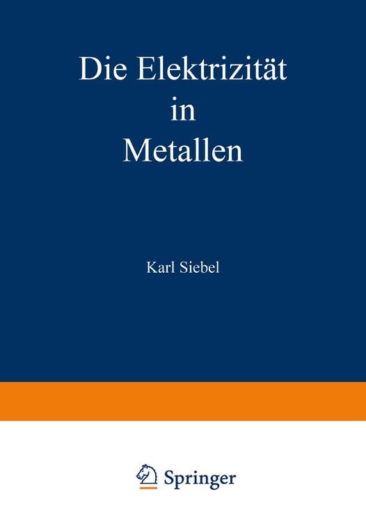 Produktbild: Die Elektrizität in Metallen