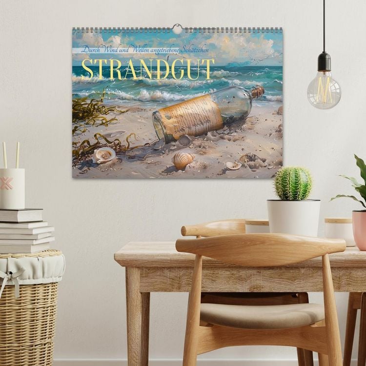 Produktbild: Strandgut (Wandkalender 2026 DIN A3 quer), CALVENDO Monatskalender