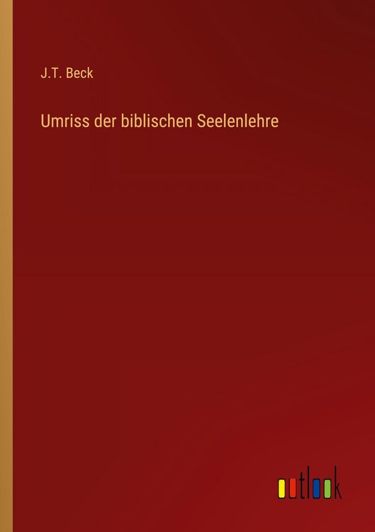 Produktbild: Umriss der biblischen Seelenlehre