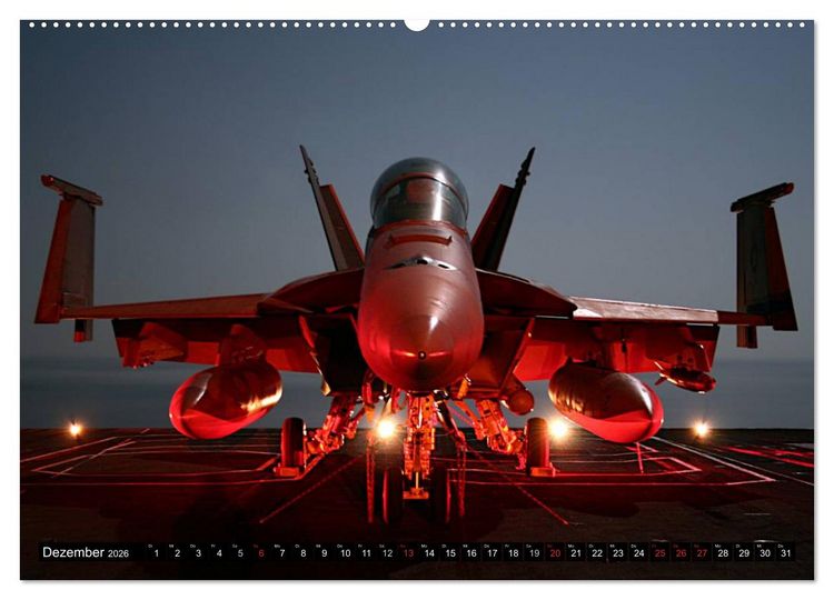 Produktbild: Kampfflugzeuge USA (hochwertiger Premium Wandkalender 2026 DIN A2 quer), Kunstdruck in Hochglanz
