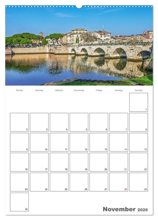 Produktbild: Italiens Sch&ouml;nheit - Terminplaner (hochwertiger Premium Wandkalender 2026 DIN A2 hoch), Kunstdruck in Hochglanz
