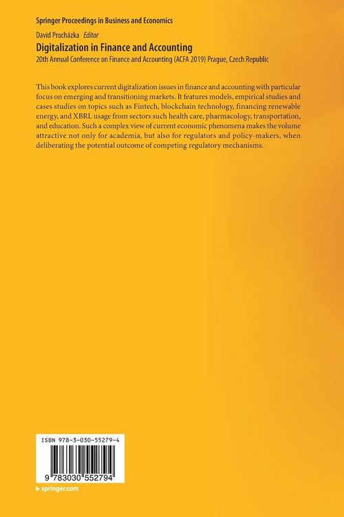 Produktbild: Digitalization in Finance and Accounting