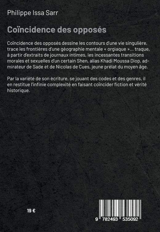 Produktbild: Coincidence des opposes