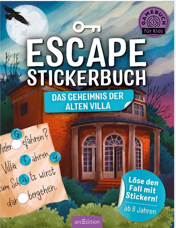 Produktbild: Escape-Stickerbuch &ndash; Das Geheimnis der alten Villa