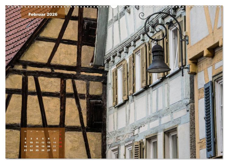Produktbild: Kontraste Waiblingen (Wandkalender 2026 DIN A2 quer), CALVENDO Monatskalender