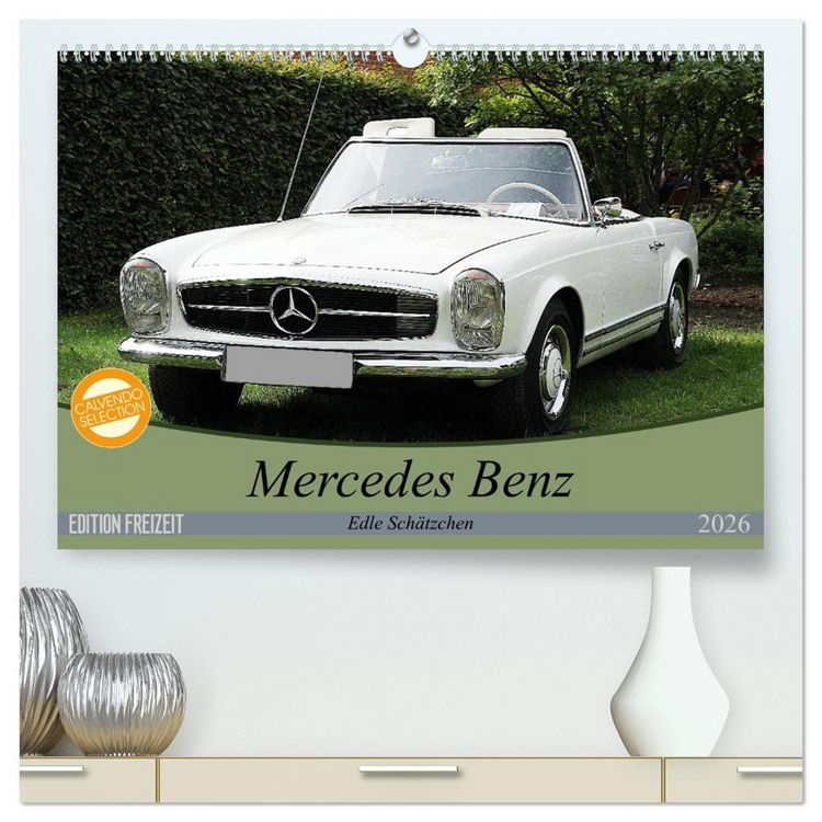 Produktbild: Mercedes Benz - Edle Sch&auml;tzchen (hochwertiger Premium Wandkalender 2026 DIN A2 quer), Kunstdruck in Hochglanz