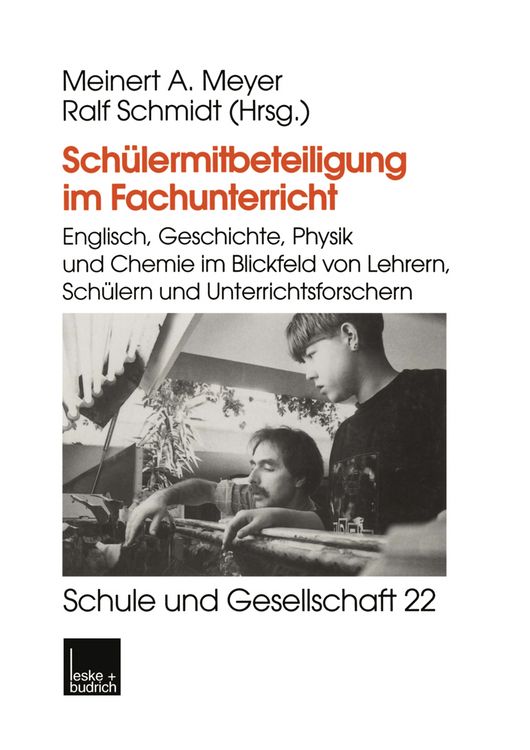 Produktbild: Sch&uuml;lermitbeteiligung im Fachunterricht