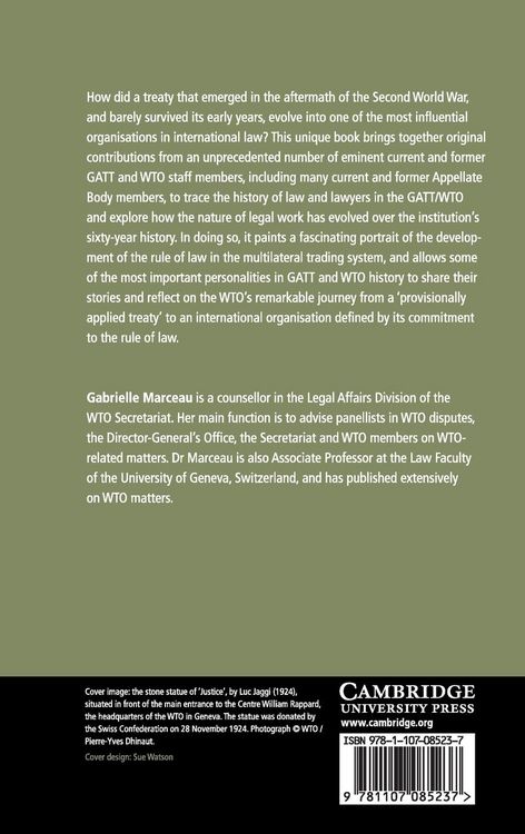 Produktbild: A History of Law and Lawyers in the GATT/WTO
