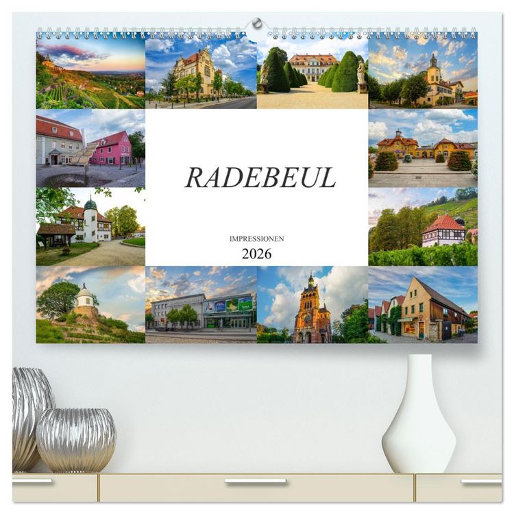 Produktbild: Radebeul Imressionen (hochwertiger Premium Wandkalender 2026 DIN A2 quer), Kunstdruck in Hochglanz