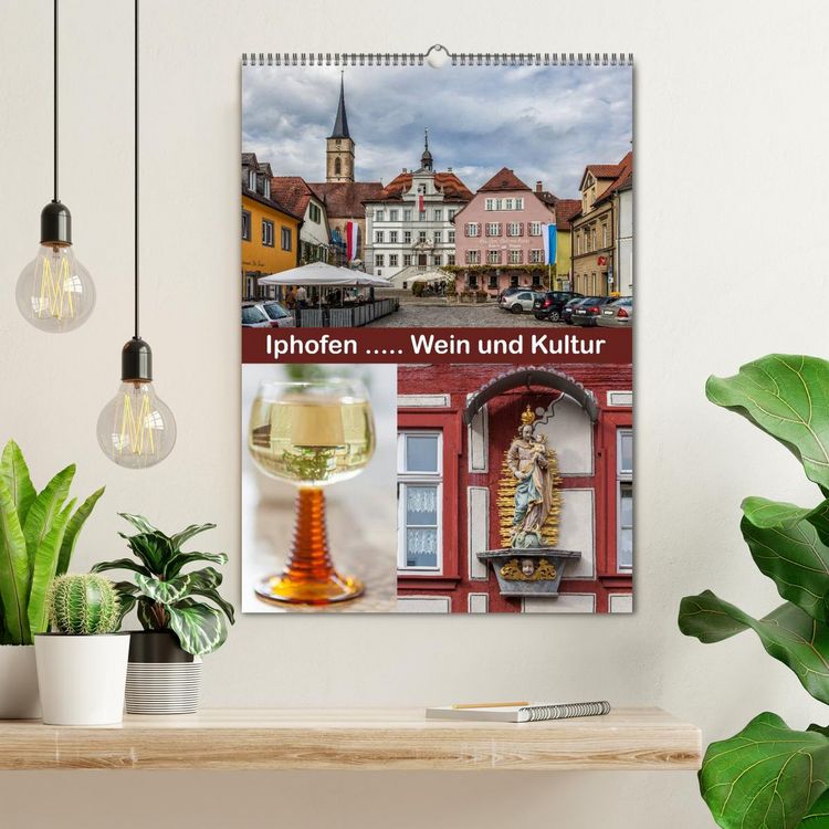 Produktbild: Iphofen - Wein und Kultur (Wandkalender 2026 DIN A2 hoch), CALVENDO Monatskalender