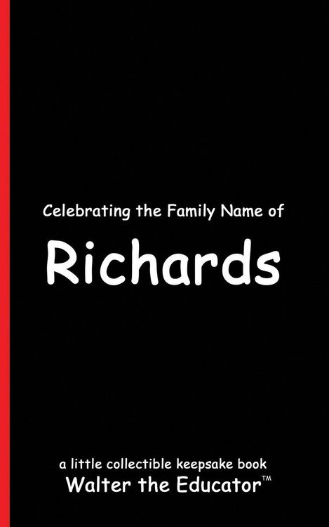 Produktbild: Celebrating the Family Name of Richards