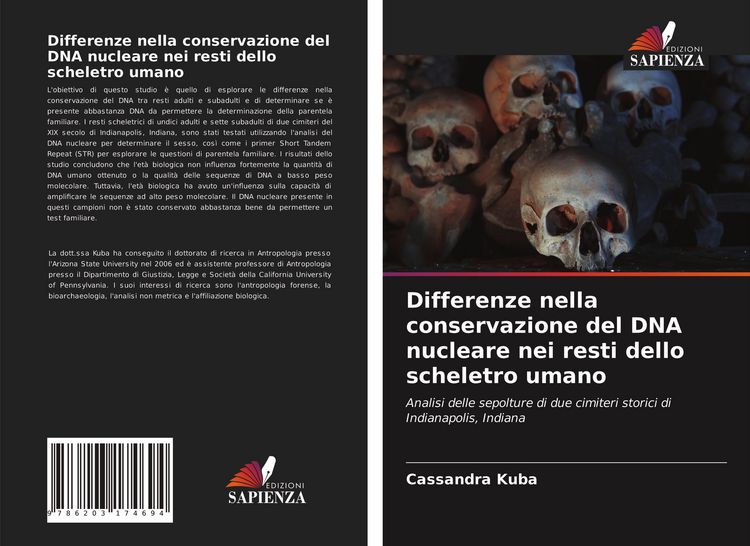 Produktbild: Differenze nella conservazione del DNA nucleare nei resti dello scheletro umano
