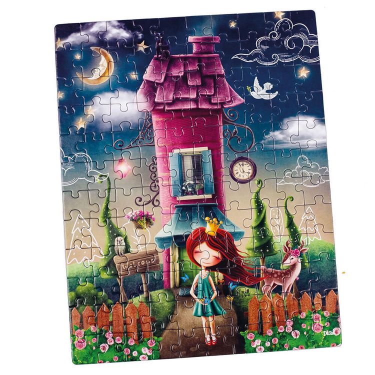 Produktbild: Puzzle Magisches Prinzessinnenhaus DT100-08