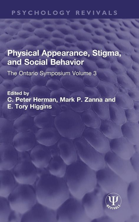 Produktbild: Physical Appearance, Stigma, and Social Behavior