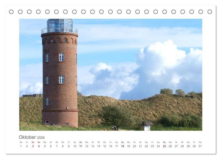 Produktbild: R&uuml;genliebe - Eine Hommage an die Ostseeinsel R&uuml;gen (Tischkalender 2026 DIN A5 quer), CALVENDO Monatskalender
