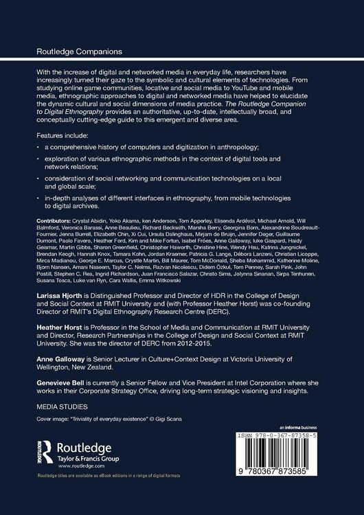 Produktbild: The Routledge Companion to Digital Ethnography
