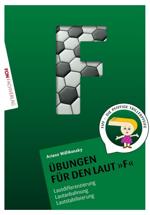 Produktbild: &Uuml;bungsheft f&uuml;r den Laut F