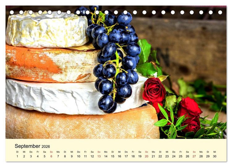 Produktbild: Geliebte Landk&uuml;che. Anbauen, ernten und frohlocken! (Tischkalender 2026 DIN A5 quer), CALVENDO Monatskalender