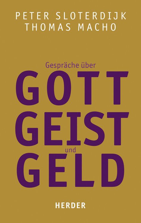 Produktbild: Gespr&auml;che &uuml;ber Gott, Geist und Geld