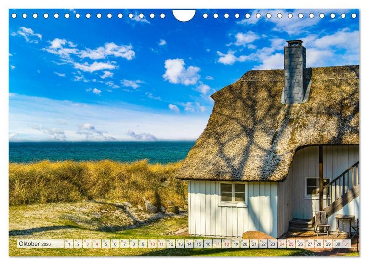 Produktbild: Ahrenshoop Impressionen (Wandkalender 2026 DIN A4 quer), CALVENDO Monatskalender