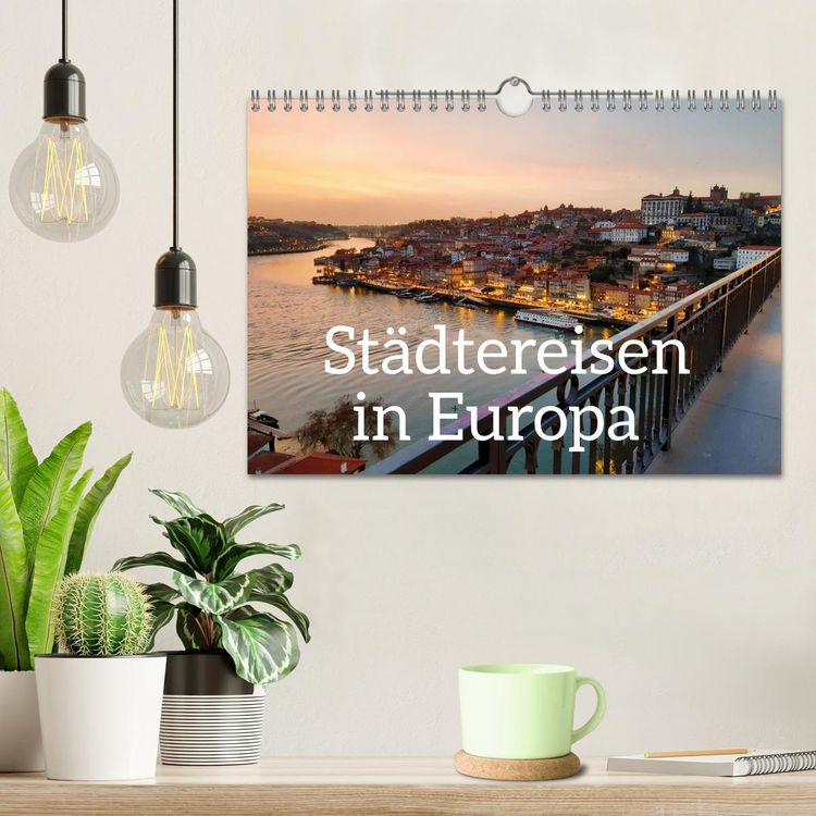 Produktbild: St&auml;dtereisen in Europa (Wandkalender 2026 DIN A4 quer), CALVENDO Monatskalender