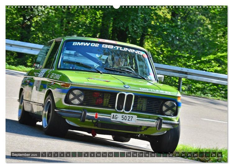 Produktbild: OLDTIMER BERGRENNEN - BMW Fahrzeuge (hochwertiger Premium Wandkalender 2025 DIN A2 quer), Kunstdruck in Hochglanz