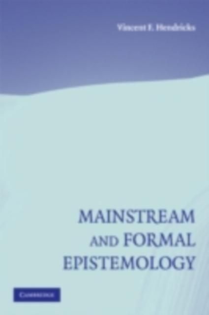 Produktbild: Mainstream and Formal Epistemology