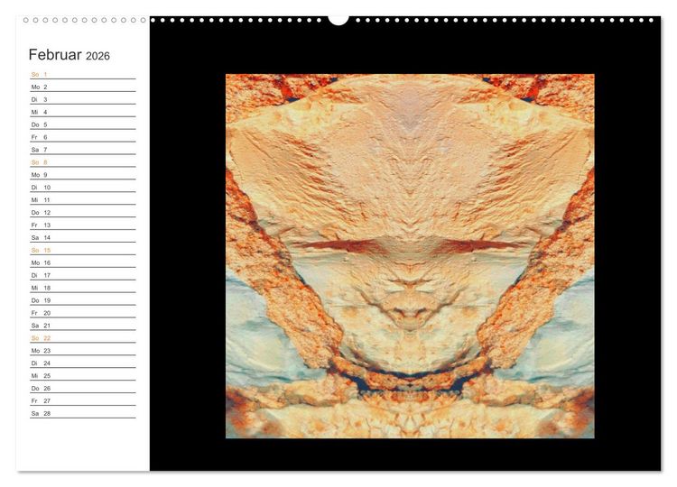 Produktbild: LiTH-Os Antlitze des Sandsteins von ID AD Art Gabi Zapf (Wandkalender 2026 DIN A2 quer), CALVENDO Monatskalender