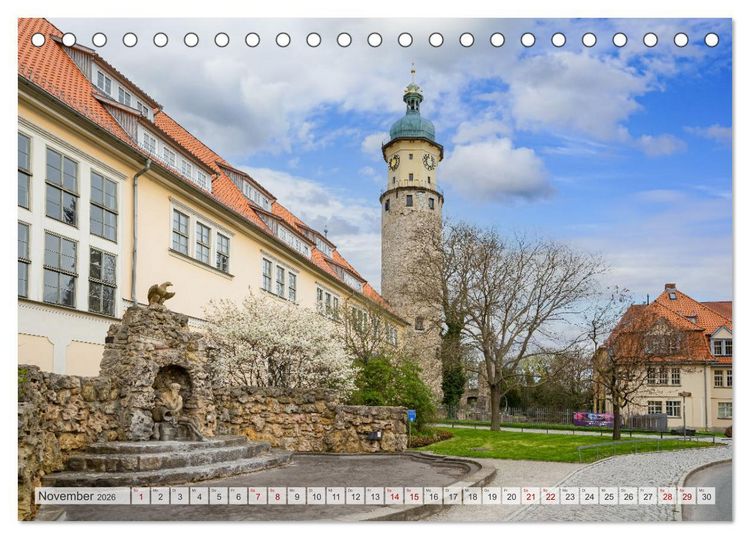 Produktbild: Arnstadt Impressionen (Tischkalender 2026 DIN A5 quer), CALVENDO Monatskalender