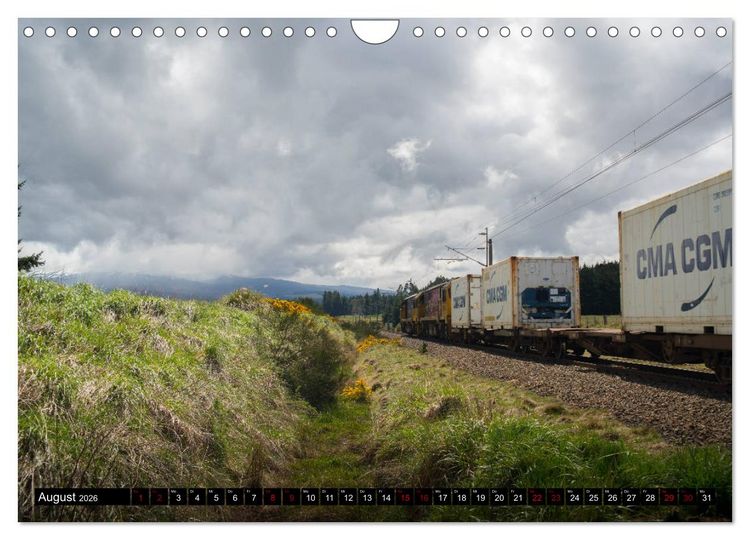 Produktbild: Eisenbahn in Neuseeland (Wandkalender 2026 DIN A4 quer), CALVENDO Monatskalender