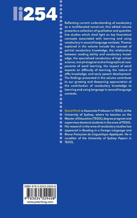 Produktbild: Explorations in Second Language Vocabulary Research