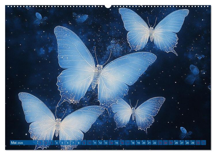 Produktbild: Blauer Zauberflug (Wandkalender 2026 DIN A2 quer), CALVENDO Monatskalender