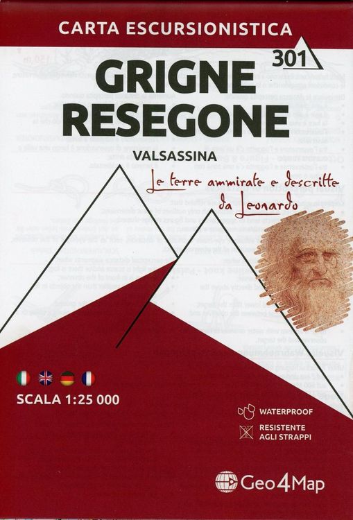 Produktbild: Carta escursionistica gruppo delle Grigne. Val Sassina-Monte