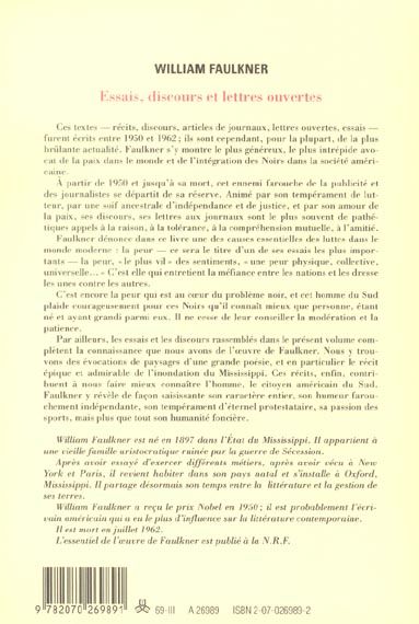Produktbild: Essais, discours et lettres ouvertes