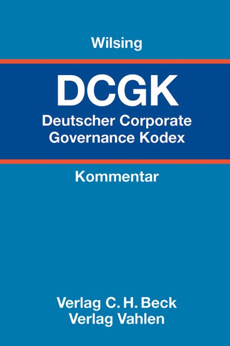 Produktbild: Deutscher Corporate Governance Kodex. DCGK