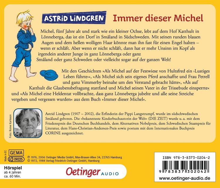 Produktbild: Immer dieser Michel. H&ouml;rspielklassiker