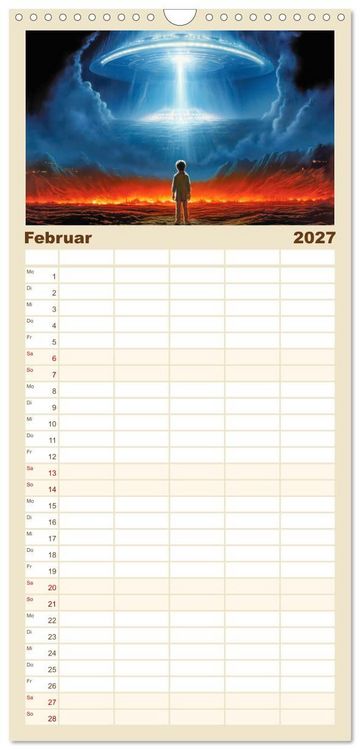 Produktbild: Familienplaner 2027 - Was heute noch wie ein M&auml;rchen klingt... mit 5 Spalten (Wandkalender, 21 x 45 cm) CALVENDO