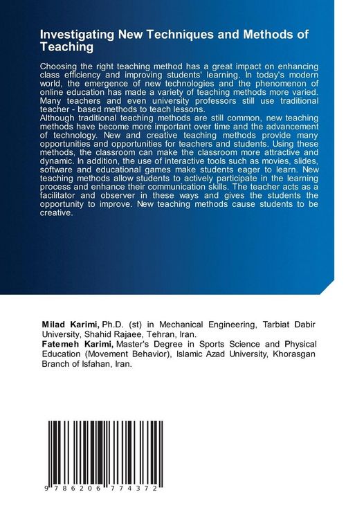 Produktbild: Investigating New Techniques and Methods of Teaching